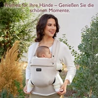 Marsupiu ergonomic Momcozy M pentru copii de 3-24 luni, spate în formă de X, kaki 8