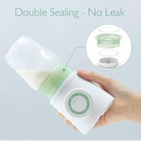 Momcozy Hordozható Cumisüveg Melegítő, 2 Perces Gyors Melegítés, 6 Hőmérséklet Fokozat, USB Tölthető, Szivárgásmentes, Philips Avent/MAM/Com 4