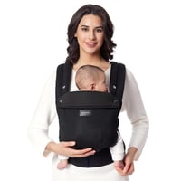 Momcozy Légáteresztő Háló Babahordozó - Ergonomikus, Könnyű Kenguru 3-20 kg Babáknak, Deréktámasszal, Kényelmes Egész Napos Hordozáshoz, Fek 1
