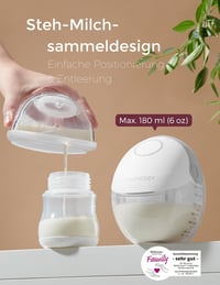 Momcozy M6 hordozható mellszívó, 3 mód, 9 fokozat, 24 mm DoubleFit 4