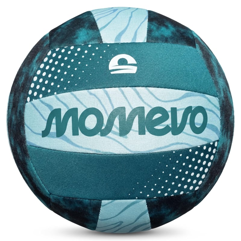 Neoprénová vodnopólová lopta Momevo BeachBuddy pre deti – Ø 22 cm, veľkosť 5, Deep Sea – Mäkká plážová lopta od 2 rokov, na vonkajšie použitie