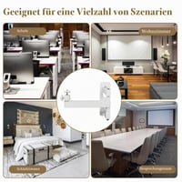 Suport de perete pentru proiector momgyaamz, montură metalică, unghi reglabil multidirecțional, braț articulat, conector cu șurub de 1/4 inch, pentru proiector și cameră de supraveghere 6