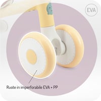 Momi DEX futóbicikli 1-3 éveseknek összecsukható kerettel, magasságállítható nyereg, defektmentes műanyag kerekek, 2 kg 3