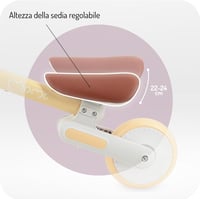 Momi DEX futóbicikli 1-3 éveseknek összecsukható kerettel, magasságállítható nyereg, defektmentes műanyag kerekek, 2 kg 4