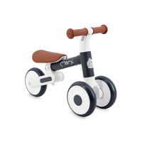 Odrážadlo Momi DEX pre dievčatá a chlapcov od 1 do 3 rokov, skladací rám, nastaviteľné sedadlo, kolesá odolné proti prepichnutiu, 2 kg, grafitová farba 1
