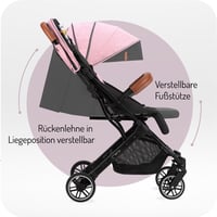 Momi ESTELLE Babakocsi 6 Hónapos Kortól 15 kg-ig Összecsukható 6