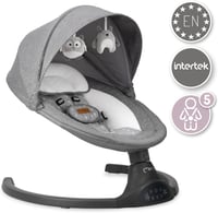 MOMI LAMI Elektromos Babafotel Bluetooth Funkcióval és 5 Fokozatú Ringató Beállítással 7
