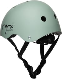 MoMi Mimi gyerek kerékpáros sisak 48-55 cm, állítható, szellőzőnyílások, párnázott - green matte 7