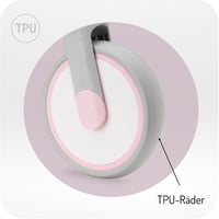 MoMi TEDI futóbicikli gyerekeknek - könnyű futókerékpár lányoknak és fiúknak - Pink 4