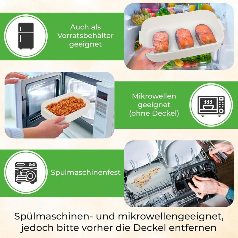 momii Prémium Rozsdamentes Acél Ebéd Doboz Felnőtteknek és Gyerekeknek - Bento Box Rekeszekkel, Hordtáskával és Evőeszközökkel, 800ml, Fehér