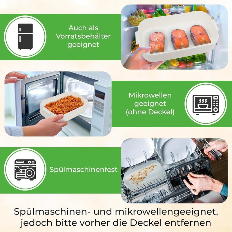 momii Rozsdamentes Acél Ételhordó 1,4L - Felnőtt Bento Doboz 4 Rekesszel, Kézi Mosású, BPA-mentes, Kék Színben