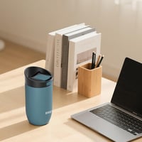 Pahar Termos din Oțel Inoxidabil MOMSIV 1100ml Negru - Cu Pai și Mâner 9