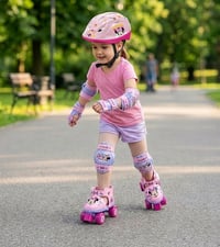 Mondo Minnie Disney Állítható Görkorcsolya 22-29 Méret Védőfelszerelséggel 6