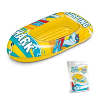 Nafukovací čln Mondo Toys Surfing Shark pre deti, 112 cm, tepelne zvárané PVC, gumový čln s motívom žraloka, 16922 3