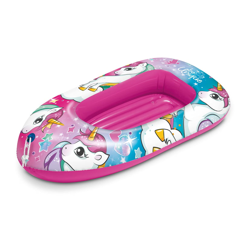 Barcă gonflabilă pentru copii Mondo Toys Unicorn - 112 cm - Plajă, mare, piscină - 16938
