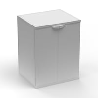 Kryt na práčku Mongardi z PP, PVC a ABS živice, univerzálny, odolný voči vlhkosti, 68,5 x 64,5 x 88 cm, biely, do garáže, exteriéru a práčovne, jednoduchá montáž 4