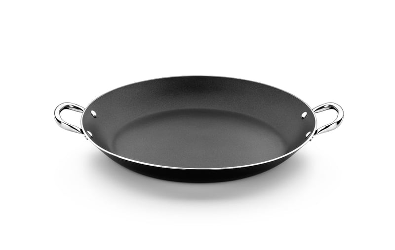 Monix Resistent Plus neprianjajuća aluminijska tava za paellu 38 cm - kompatibilna sa svim vrstama štednjaka, uključujući indukciju