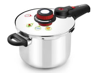 Monix Selecta M790004 Rozsdamentes Acél Gyorsfőző 9 literes Ezüst Színű Fedeles Kukta 1