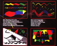 Kriedová tabuľa Monkey's Malo Board - viacfarebná 3