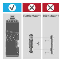 Cyklistická fľaša MonkeyLink MonkeyBottle Twist, 450 ml – čierna 3