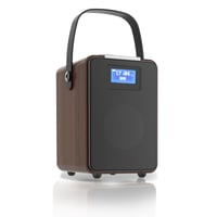 MONODEAL DAB+ radio s Bluetoothom, dvostruka budilica, kuhinjski radio - boja drva 1