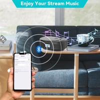 Monodeal hordozható CD lejátszó Bluetooth FM rádióval, beépített hangszóróval - fekete 3