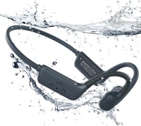 Căști cu conducție osoasă MONODEAL IP68 pentru înot, Bluetooth 5.4, player MP3 8GB rezistent la apă cu design open-ear, pentru sport și alergare 1