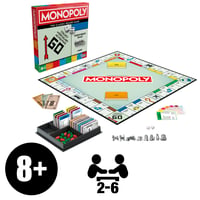 Spoločenská hra Monopoly Classic s úložným priestorom a väčšími figúrkami – anglická verzia s írskym herným plánom 5