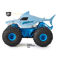 Monster Jam Megalodon Storm távirányítós cápa RC autó 1:15 méretarányú - Használt, hiányos (távirányító nélkül (állapot: lásd a 2. képet) 15