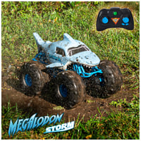Diaľkovo ovládané obojživelné vozidlo Monster Jam Megalodon Storm – mierka 1:15 8