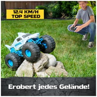 Diaľkovo ovládané obojživelné vozidlo Monster Jam Megalodon Storm – mierka 1:15 7