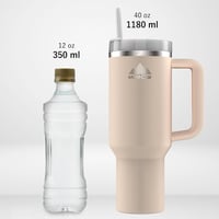 Mont-Clair 1,2L termikus ivópalack szívószállal, 48 órás hűtéssel, BPA mentes 3