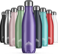 Mont-Clair Rozsdamentes Acél Termosz 500ml - Dupla Falú Hőszigetelő Kulacs, Szivárgásmentes BPA-mentes Ivópalack, 24 Órás Hideg/12 Órás Mele 1