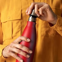 Mont-Clair Rozsdamentes Acél Termosz 500ml - Piros Hőszigetelt Kulacs, 24 Órás Hideg/12 Órás Meleg Italtartó, BPA-mentes, Szivárgásmentes Iv 5
