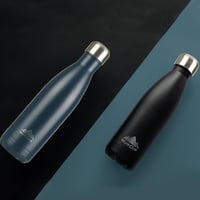 Mont-Clair Rozsdamentes Acél Termosz 500ml - Kék Ivópalack Dupla Falú Szigeteléssel, Szivárgásmentes, BPA-mentes, 24 Órás Hideg- és 12 Órás  4