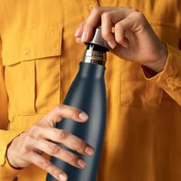 Mont-Clair Rozsdamentes Acél Termosz 500ml - Kék Ivópalack Dupla Falú Szigeteléssel, Szivárgásmentes, BPA-mentes, 24 Órás Hideg- és 12 Órás  5