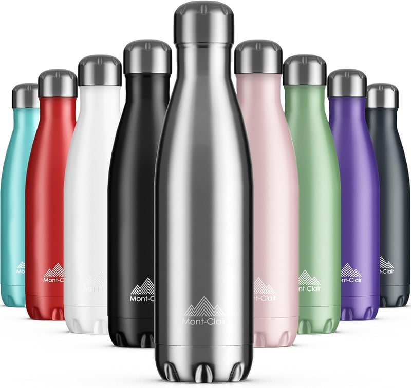 Mont-Clair rozsdamentes acélból készült termosz 750ml, 24h hideg, 12h meleg, BPA-mentes