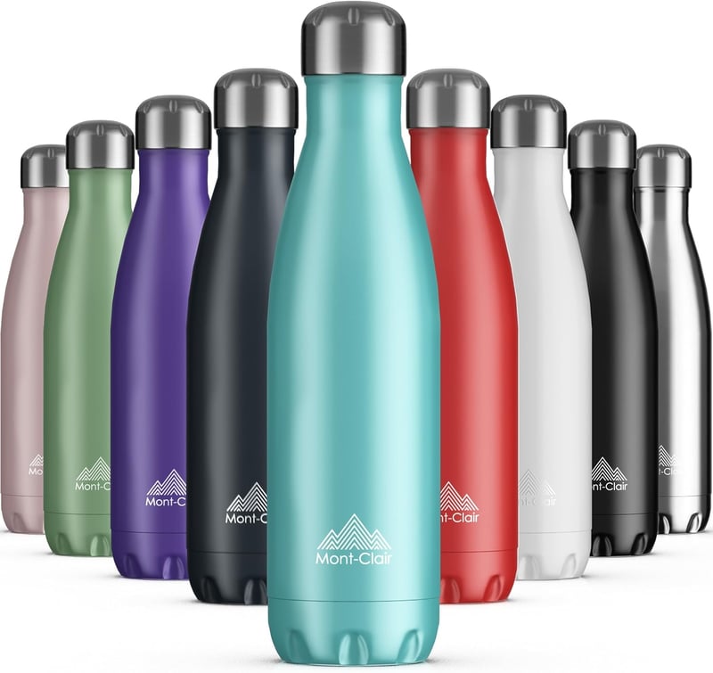 Mont-Clair rozsdamentes acélból készült termosz palack 500ml, 24h hideg, 12h meleg, BPA-mentes