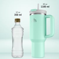 Termosový pohár Mont-Clair so slamkou 1,2 l – Matcha zelená – Nepriepustný, bez BPA, chladenie 10 hodín, udržanie ľadu 48 hodín, s viečkom 3