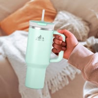 Termosový pohár Mont-Clair so slamkou 1,2 l – Matcha zelená – Nepriepustný, bez BPA, chladenie 10 hodín, udržanie ľadu 48 hodín, s viečkom 7