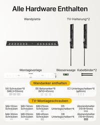 Suport TV reglabil de perete monTEK pentru ecrane de 43-95 inchi, consolă cu braț rabatabil 7