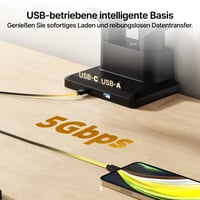 Držiak na dva monitory monTEK pre 2 monitory s uhlopriečkou 17 – 35 palcov, nosnosťou do 16 kg a USB portom 5