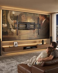 monTEK Erős TV fali tartó 50-100 hüvelyk, 75 kg-ig, dönthető és forgatható, kihúzható dupla kar, XXL, VESA 900x600, 638 mm, fekete 7
