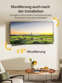 monTEK Extra Hosszú Karos TV Fali Tartó 23-65 Colos Készülékekhez - 728 mm Kinyúlás, Forgatható, Dönthető, VESA 400x400, 35 kg Teherbírás 7