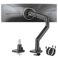 monTEK držiak na monitor Heavy Duty s USB, pre monitory s uhlopriečkou 17 – 57 palcov, s nosnosťou do 27 kg 1