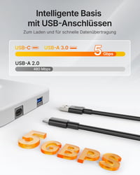 monTEK držiak na monitor s USB A/C konektorom, pre 17-57 palcové ultraširoké zakrivené monitory, nosnosť 27 kg, plynová pružina, VESA 75/100, biely 5