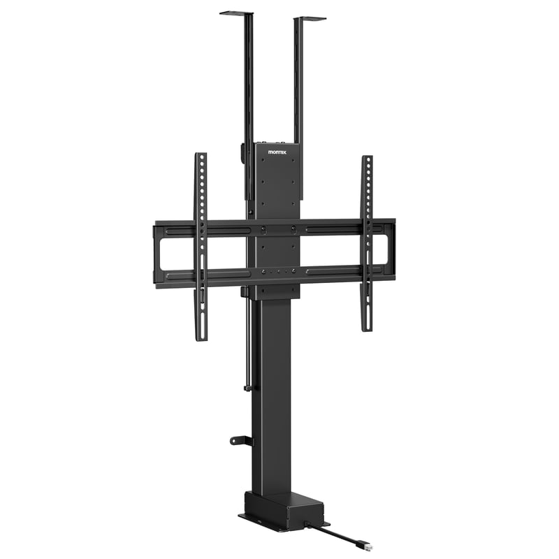 monTEK motorizovaný TV výťah pre 32-65" TV, Tuya + hlasové ovládanie, max. 60 kg, VESA 600x400 - čierny