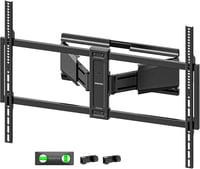 Suport TV de perete monTEK Ultra Slim cu braț dublu, 50-100 inch, 85 kg, înclinabil, rotativ, extensibil, pentru ecrane plate și curbate, VESA 800x600 9
