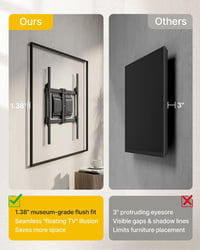 Suport TV de perete monTEK Ultra Slim cu braț dublu, 50-100 inch, 85 kg, înclinabil, rotativ, extensibil, pentru ecrane plate și curbate, VESA 800x600 7