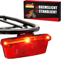 MONTOP LED kerékpár hátsó lámpa dinamós reflektor StVZO tanúsított 1